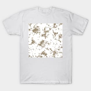 Brown mushroom and white cow texture - Tie-Dye Shibori Texture T-Shirt